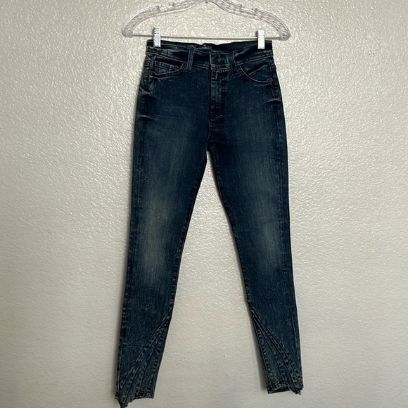 7 For All Mankind Denim - 7 for all Mankind Acid Wash High Waist Gwenevere Jeans